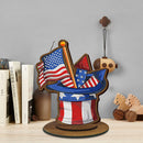 DIY Diamond Painting Ornaments Independence Day Decoration Desk Table Art Cra