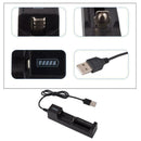 Single Slot 18650/14500 26650 Battery Charger Usb Adapter Smart Chargering S0H8