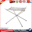 Outdoor Camping Fire Rack Grill Folding Detachable Barbecue Grill (Medium) Newly