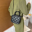 Women PU Leather Solid Color Crossbody Bag Ladies Cute Pure Messenger Handbag