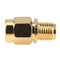 2pcs Straight Give Full Copper SMA Female to Male SMA Male Adapter Un