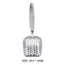 Metal Cat Kitten Litter Shovel Aluminum Alloy Pet Sand Clean Scoop (Grey) Newly