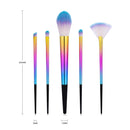 Pro Gorgeous Gradient Makeup Brushes Foundation Face Cosmetic Pens (5pcs2)