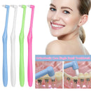 Orthodontic Interdental Brush Cleaning Soft Toothbrush Oral Care (Pink) Newly