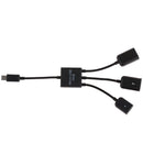 Flash Drive Digital Camera 3 In1 Converter Micro USB HUB Host OTG Cable Adapter