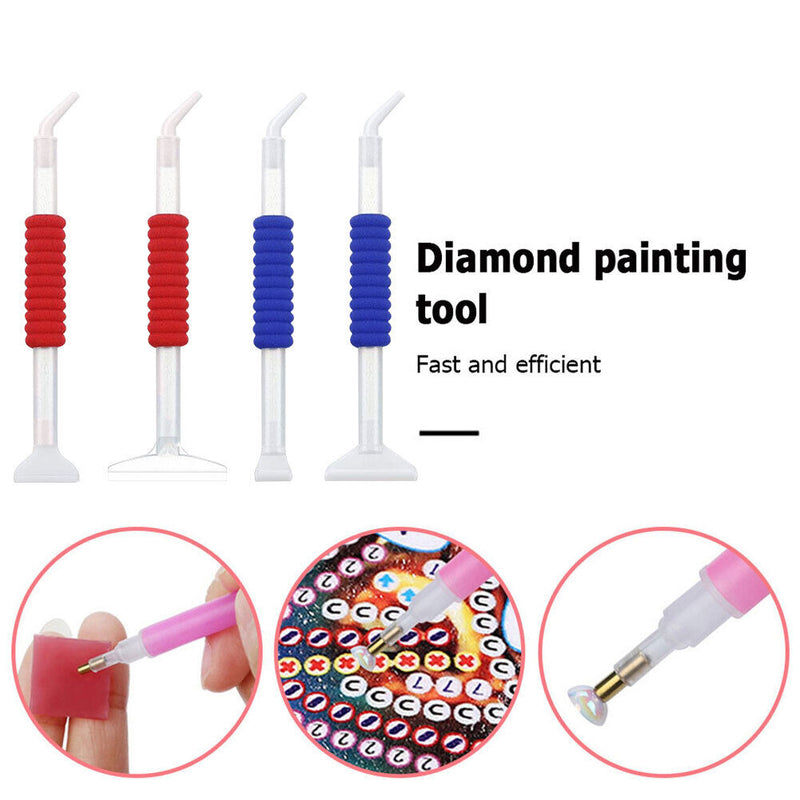 5D DIY Diamond Painting Square Point Drill Pen Rhinestones Craft Tools (E)