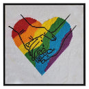 Partial Embroidery Set Cross Stitch 11CT Needlework Kit Rainbow Love DIY Art