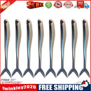 8pcs Soft Fish Fork Tail Fishing Lures Artificial 1.7g 8cm Bionic Baits (D)
