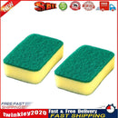 2pcs Scouring Pad Washing Sponge Dish Bowl Pot Pan Cleaner Kitchen Tools Newly