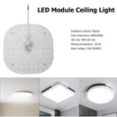 72LED Module Ceiling Lights 36W Magnet Source Replace Lamp (White Light)