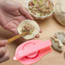 Dumpling Skin Wrapper Making Mold Dough Pastry Press Kitchen Gadget (Pink) Newly