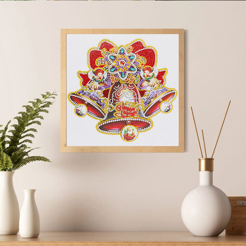 5D DIY Special Shaped Diamond Painting Christmas Bell Embroidery Mosaic Kit