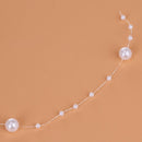 10 Meters Fishing Line Artificial Pearls Beads Chain Garland White Newly