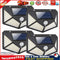 4pcs 100LED Solar Motion Sensor Wall Light Waterproof Garden Security Lamp Newly