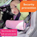 Plush Car Seat Belt Cover Breathable Kids Seatbelt Shoulder Pad (Pink)
