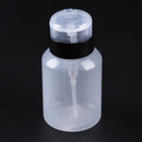 220ml High-Capacity Empty Pump Refillable Nail Polish Remover Bottles Tools