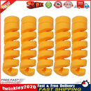 5pcs Bicycle Brake Cable Protector Anti-Friction Protective Cover (Yellow) Newly