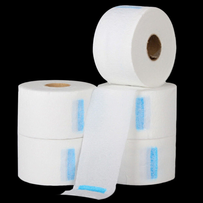 5 Rollers Ruffle Neck Covering Papers Salon Hairdressing Cutting Collar Wraps