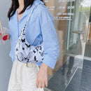 Fashion Women Animal Pattern Print Underarm Bag Hobos Handbags (Butterfly)