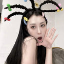 Womens Braided Synthetic Hair Plaited Fishtail Elastic Head Alice band Hai 7T\
