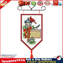 Christmas Banner Pendant 14CT Stamped Cross Stitch Needlework Set (015) Newly