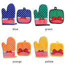 Bowknot Dot Pad Oven Potholders Cooking Microwave Gloves Potholder Pad Mat