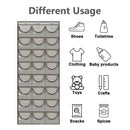 Hat Rack 24 Pocket Over-The-Door Organizer for Baseball Cap (Dark Grey) Newly