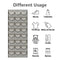 Hat Rack 24 Pocket Over-The-Door Organizer for Baseball Cap (Dark Grey) Newly