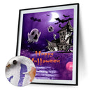 Halloween House Ghost Oil Paint By Numbers Kit Wall Decor 40x50cm (B1596 )