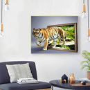 #A Tiger Oil Paint By Numbers Kit DIY Acrylic Painting on Canvas Wall Art Pict