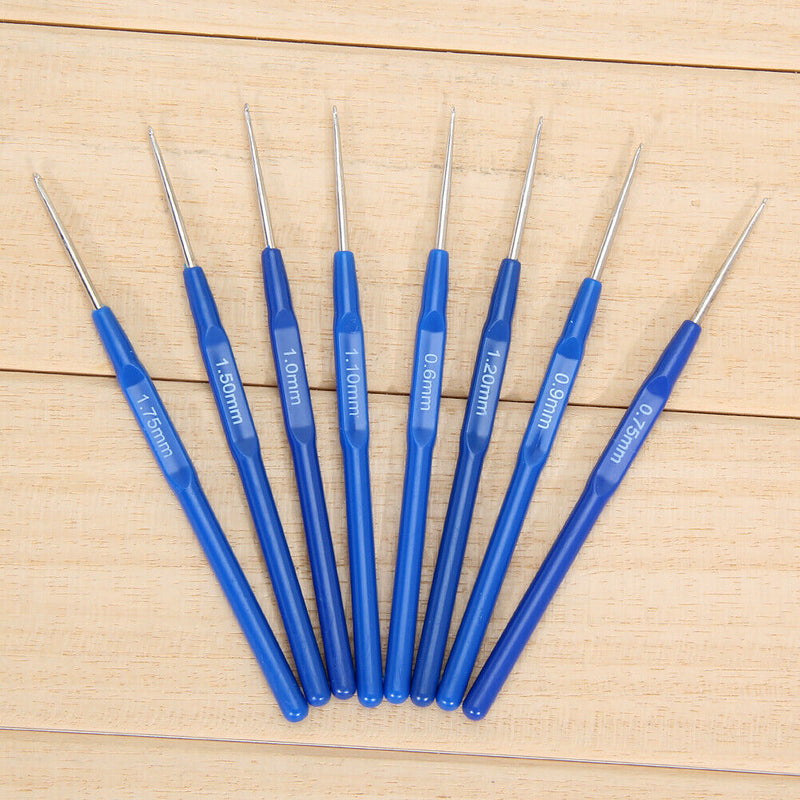 1 Set Crochet Hook Needles Knitting Kit Meshes Knitting Crafts Weaving Case Agony
