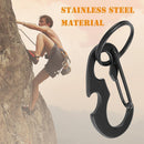 Outdoor Climbing Carabiner Bottle Opener Buckle Keychain Ring EDC Tools Newly