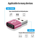 2pcs USB 3.1 Type C Female to USB 3.0 A Male Adapter Support Data Sync+Charging