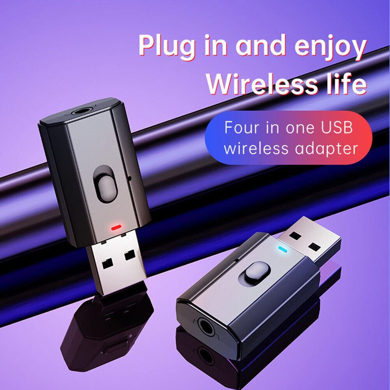 T7-5 Bluetooth 5.0 HiFi Audio Receiver Transmitter USB 3.5mm AUX Music Adapter