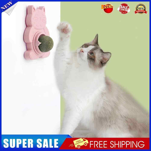 #A Spinning Cat Catnip Toys Removes Hair Balls Molar Teeth Energy Ball Pet Suppl