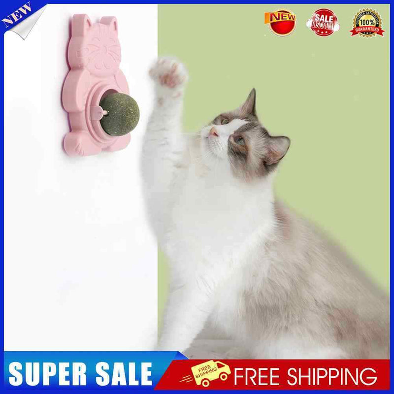 #A Spinning Cat Catnip Toys Removes Hair Balls Molar Teeth Energy Ball Pet Suppl