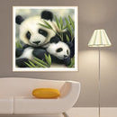 5D Diamond Panda Love Painting DIY Cross Stitch Needlework Craft Home Decor
