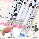 Writing Pen I love Milk 0.5mm Office School Cows Pattern Stationery Gel Pen
