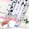 Writing Pen I love Milk 0.5mm Office School Cows Pattern Stationery Gel Pen