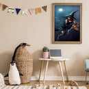5D DIY Diamond Painting Witch Full Drill Rhinestone Mosaic Art Picture for Home
