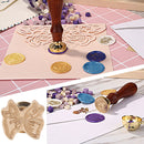 Bowknot Wax Seal Stamp Lacquered Print Embossed Seal Invitation Envelope De