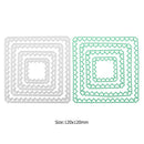 4pcs Metal Cutting Dies Stencils for DIY Scrapbooking Photo (Square Love)