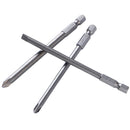 10pcs/set 100mm Alloy Steel S2 Slotted Phillips Screwdriver Bits Batches Newly