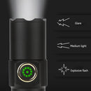 30W Flashlight Handheld Lamp Outdoor Lighting for Camp Hiking Emergency