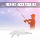 5.5cm 3.5g Plastic Transparent Blank Fishing Lure Hard Bait without Hook Wobbler