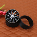 Car Turbo Charger Air Intake Gas Fuel Saver Car Refitting Fan Vent(Black)