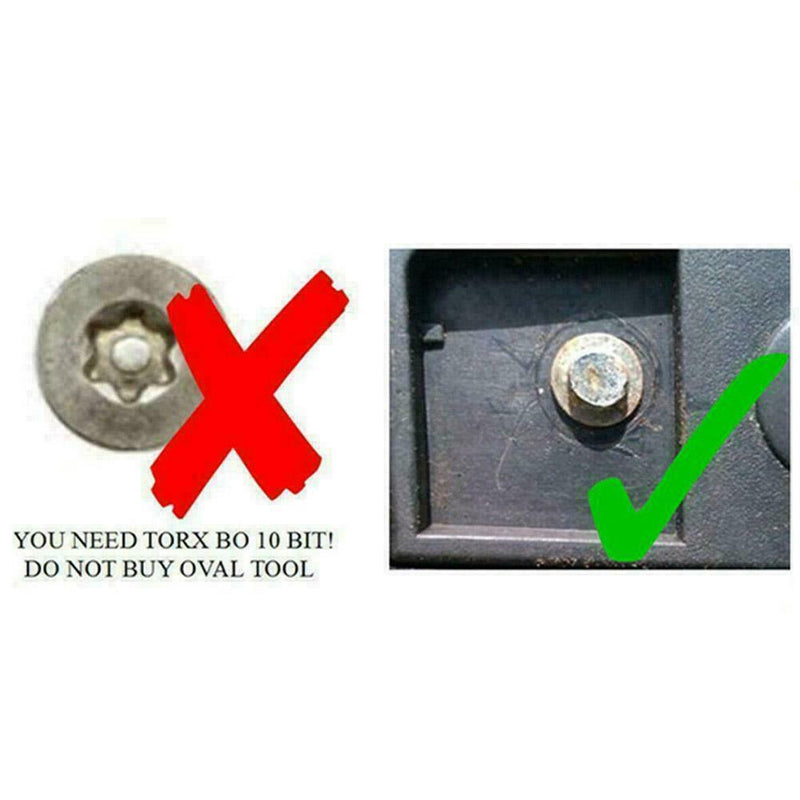 Oval Head Bit Key Opening Service Repair Tool For Jura Screw AEG V0W6 E3L8