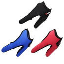 Fishing Gloves Protector Two Finger Anti-cut Outdoor Tackle Gloves (Red)