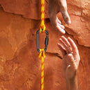 Survival D-ring Locking Carabiner Clip EDC Tools Keychain Hanging Hook Buckle