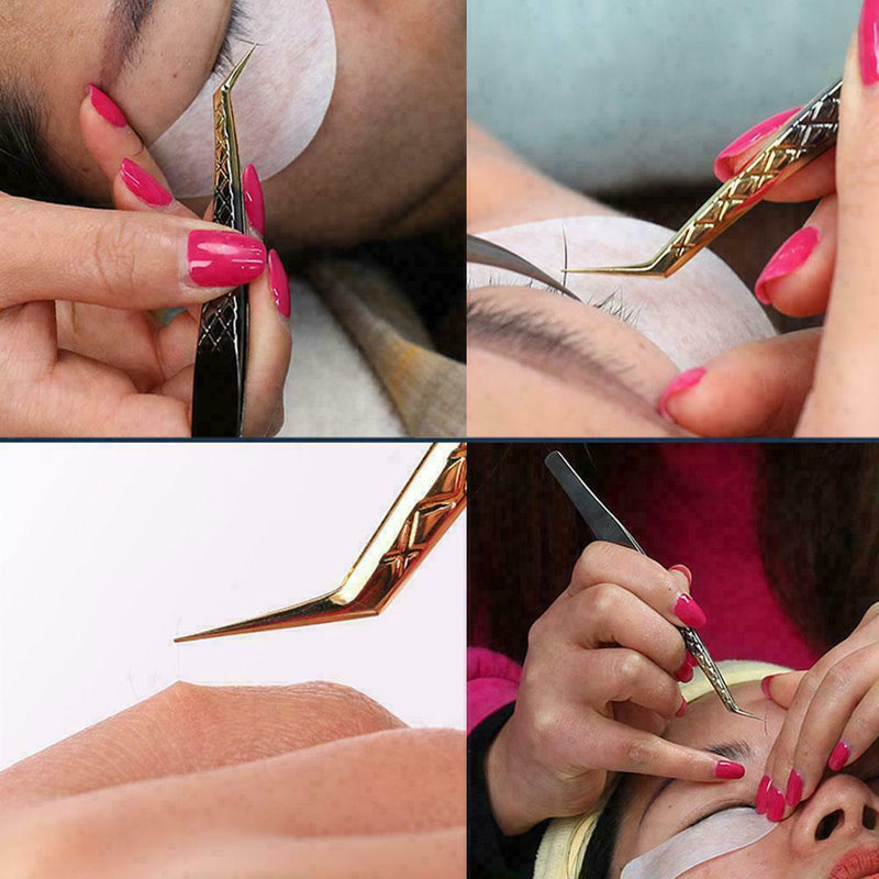 Eyelash Grafting Tweezer Eyebrow Tweezer Multi-purpose X8K3 Y6H2